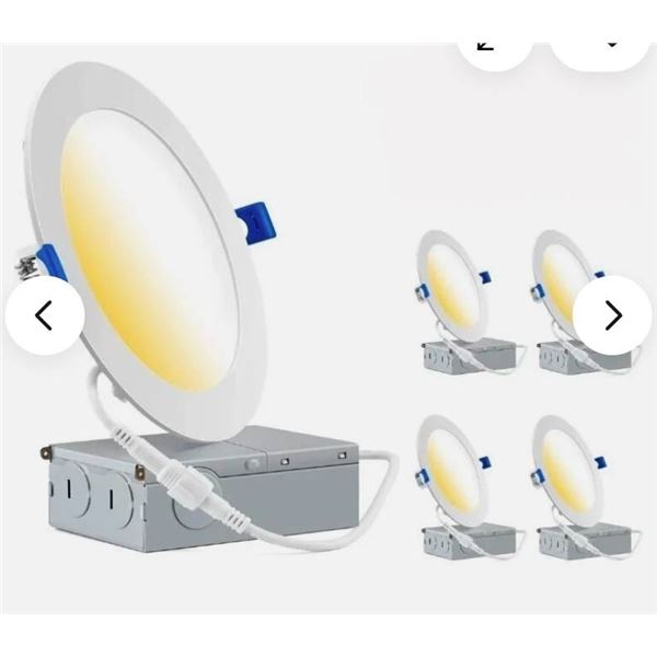 ETL CCT Light 3CCT 4 Inch Dimmable 5000K Switchable, 10 Pack