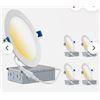 Image 1 : ETL CCT Light 3CCT 4 Inch Dimmable 5000K Switchable, 10 Pack