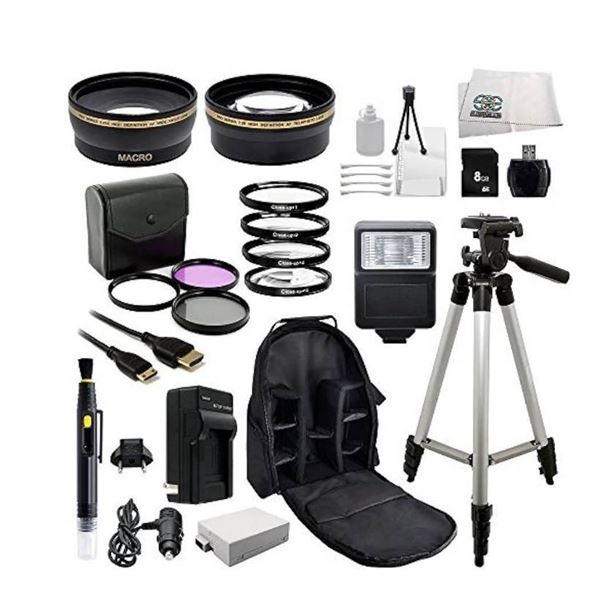 Accessory Bundle for Canon EOS Cameras 3KV-DIW3218-E8 Camera Bag **May Vary From Stock Photo**