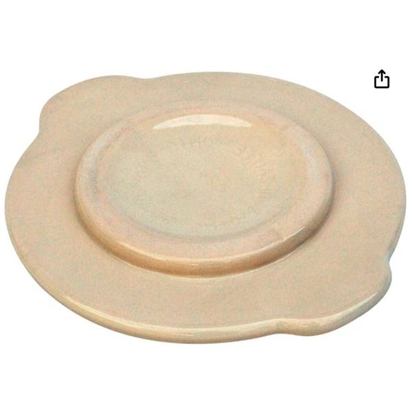 Ohio Stoneware 1 Gallon Crock Cover Lot of 2 x 2 pcs