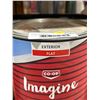 Image 2 : 2 Co-op Imagine Exterior Flat Farm and Ranch Paint, White C208, 3.64L