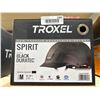 Image 2 : Troxel Spirit Low Profile Equestrian Helmet, Black Duratec, Size Medium