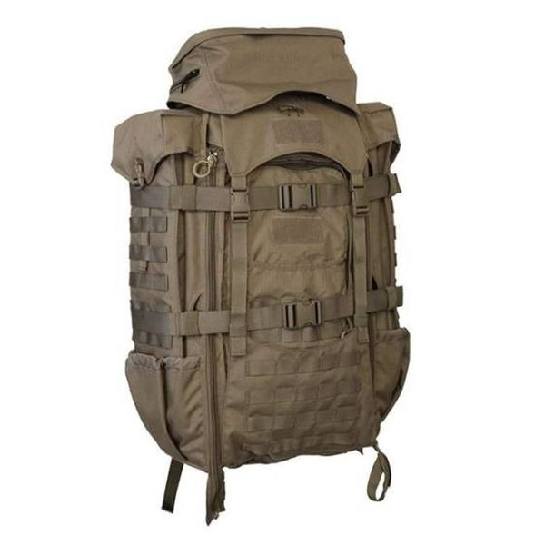 Eberlestock Skycrane II Pack in Dry Earth with Modular System