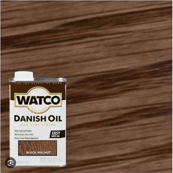Watco Danish Oil, Black Walnut, 947 mL, One-Step Finish