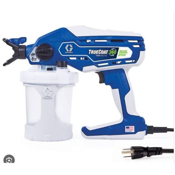 Graco TrueCoat 360 Dual Speed Paint and Stain Sprayer – TrueAirless Technology