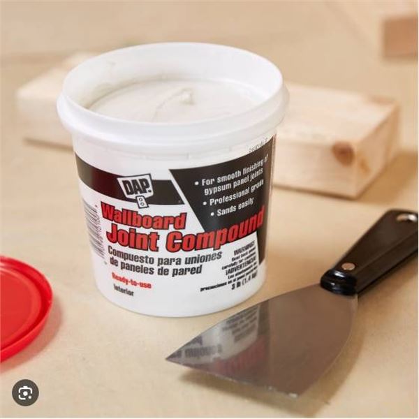 DAP Wallboard Joint Compound Ready-To-Use, 3 lb, Item #10100