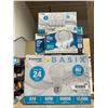 Image 1 : Luminus LED A19 Light Bulbs 9W 60W Equivalent, 24, 4, 3 Packs 5000K Daylight