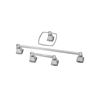 Image 1 : Moen Boardwalk Y3233CH 3 Piece Bath Accessory Kit, Chrome Finish