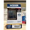 Image 2 : Weiser Smart Matte Black Square Deadbolt Lock, Grade 1 Certified Front Door Lock