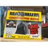 Image 2 : Maximum Contractor Bags 3 Mil Heavy Duty – 32 Count