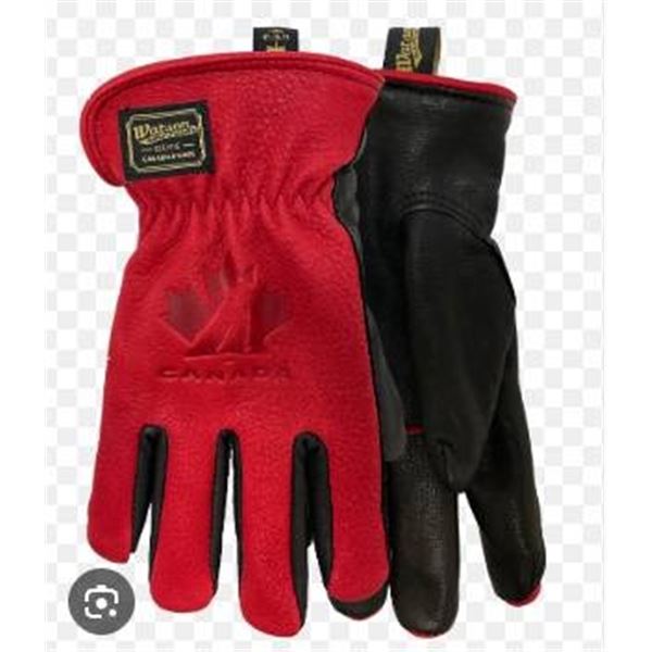 Watson Gloves Model 9897RHC Red and Black Winter Gloves, XL