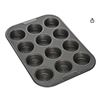 Image 1 : Lot of 3 Sweet Creations 12-Cup Mini Quiche Pans by Bradshaw