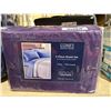 Image 2 : Comfy Bamboo World 4-Piece King Size Sheet Set Purple