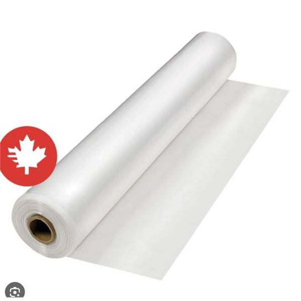 Green Plastic Sheeting 102 in x 59 in, 500 Sq Ft