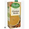 Image 1 : Pacific Foods Organic Chicken Broth, 946mL, Case of 12