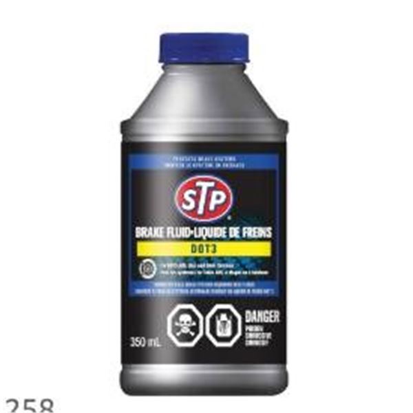STP DOT 3 Brake Fluid, 12 x 350 mL Containers