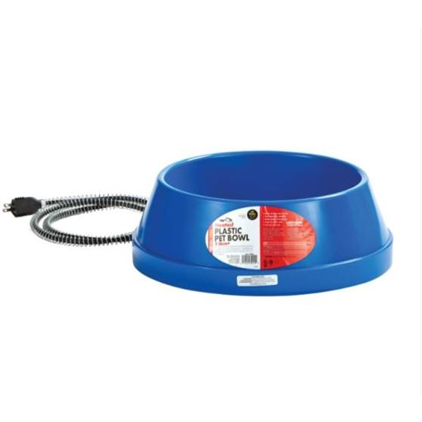 API Heated Plastic Pet Bowl 5 Quart Model HPB5