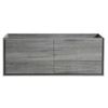 Image 1 : Fresca SENZA 4 Drawer Bathroom Vanity Base, 60 long x 22 wide x 23 tall