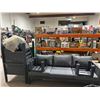 Image 2 : 5 piece Outdoor Patio Sofa Set with Cushioned Seating – Gray Wicker & Gray Cushions