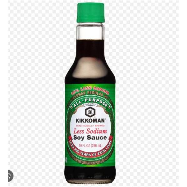 Kikkoman Soy Sauce Low Sodium 12/10 fl. oz. 41390