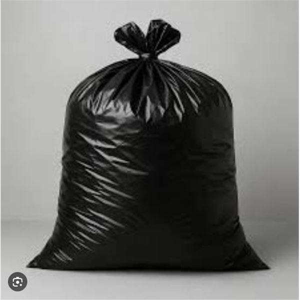 Maximum Garbage Bags, 42 in x 48 in, Black, 100 Bags