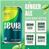 Image 1 : Zevia Ginger Ale Soda, 24 x 355 mL Cans