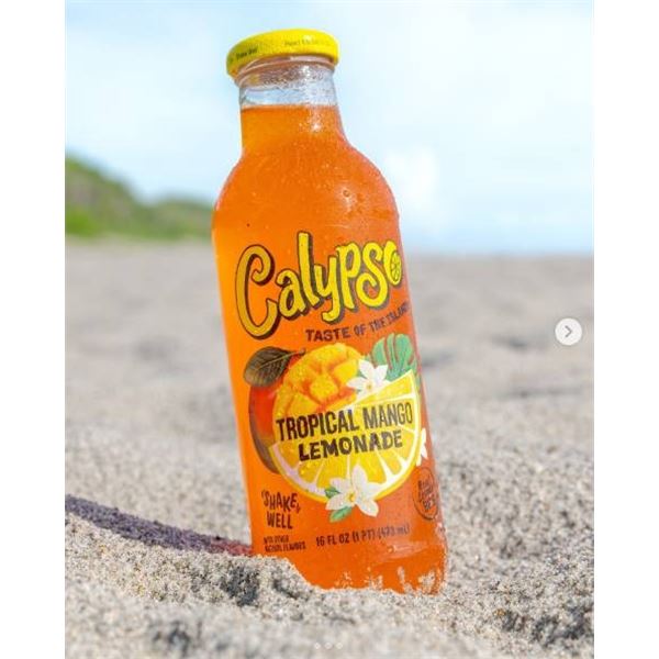 Calypso Tropical Mango Lemonade Beverages, 473 ml, Pack of 9