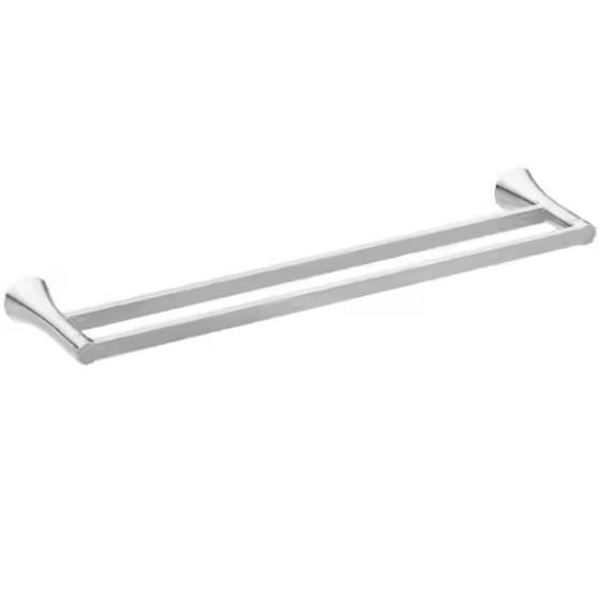 Moen Mikah Y0722CH 24-Inch Double Towel Bar with Chrome Finish