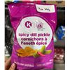 Image 1 : Spicy Dill Pickle Potato Chips, 9×66 g