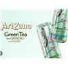 Image 1 : AriZona Green Tea with Ginseng and Honey, 23×680 mL