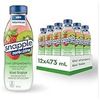 Image 1 : Snapple Zero Kiwi Strawberry 12 Bottles, 473 mL Each
