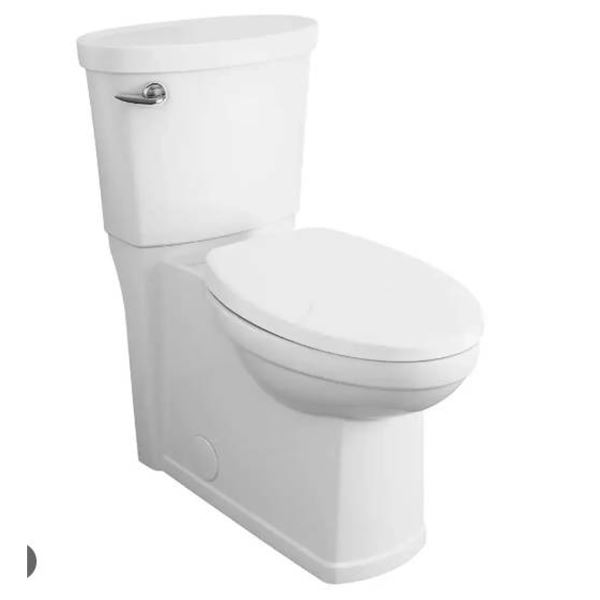 American Standard Two-Piece 1.28 gpf/4.8 Lpf Chair Height Elongated Complete Toilet With Seat