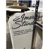 Image 2 : American Standard Two-Piece 1.28 gpf/4.8 Lpf Chair Height Elongated Complete Toilet With Seat