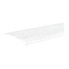 Image 1 : Shelf Model 473600 LP16 White, Qty 6, 8 Feet Long