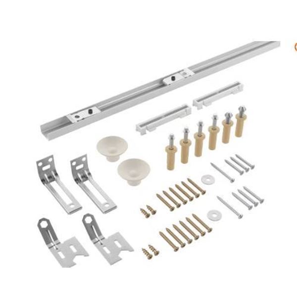 LOT OF 2 – Onward 2-Panel Bifold Door Hardware & Track Kits, 36-Inch