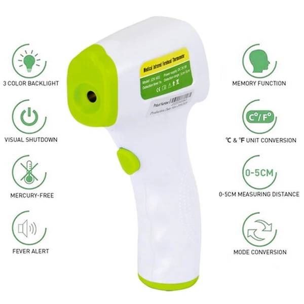 Jziki JZK-601 Medical Infrared Forehead Thermometer for Adults and Babies