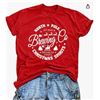 Image 1 : Red XL T-Shirt With North Pole Brewing Co Christmas Spirits Design