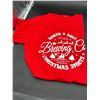 Image 2 : Red XL T-Shirt With North Pole Brewing Co Christmas Spirits Design