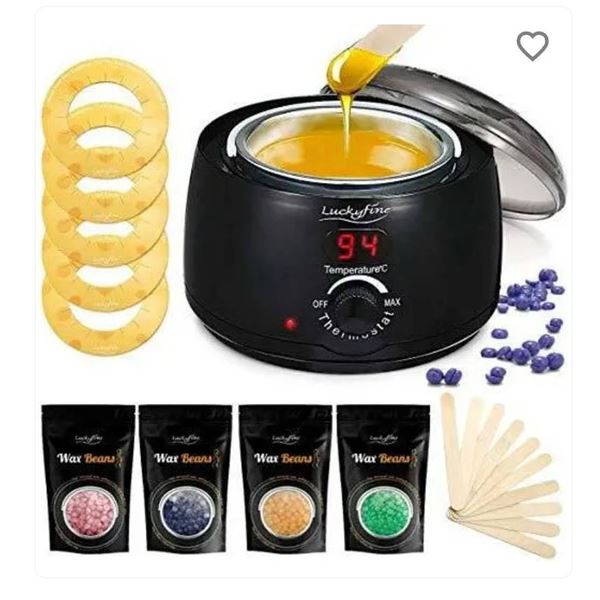 Luckyfine Wax Heater, Professional Wax Warmer Wax Machine, Automatic Temperature, Visible Screen, Pa