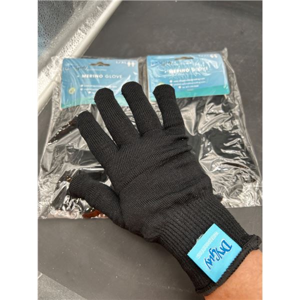 DryGuy Merino Glove L/XL with Conductive Tips Lot of 2