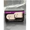Image 2 : Pack of 2 Fosmon 1-Outlet Surge Protector Adapter with On/Off Switch (245J, 125VAC, 60Hz)