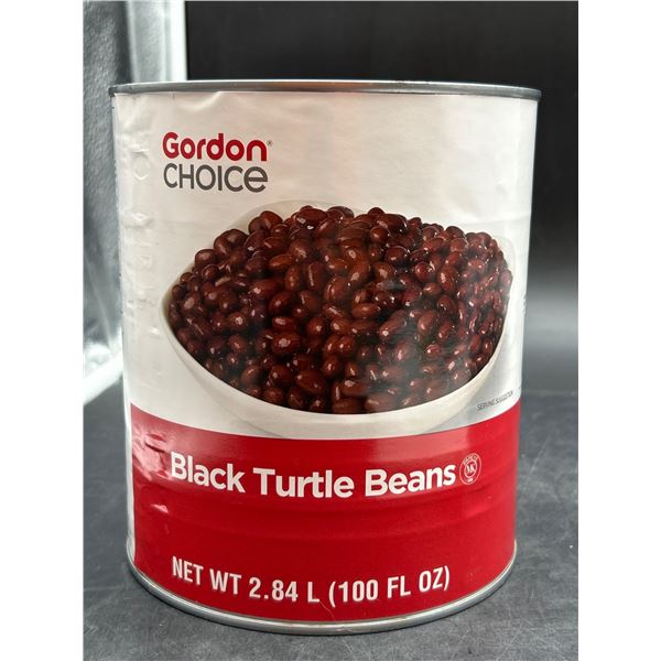 Gordon Choice Black Turtle Beans, 100 Fl Oz Can