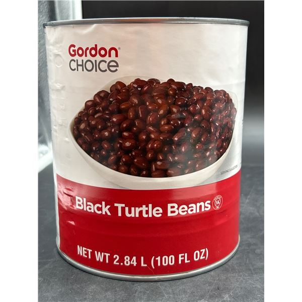 Gordon Choice Black Turtle Beans 100 Fl Oz Can