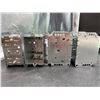 Image 3 : Lot of 4 Metal Electrical Outlet Boxes with Knockouts