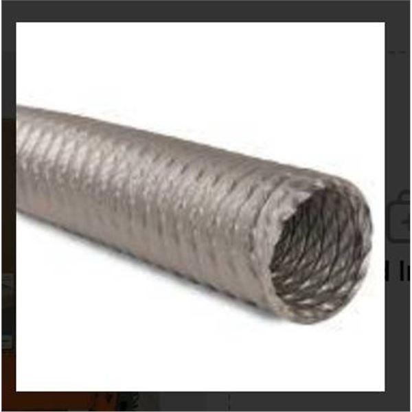 Imperial Flexible Vinyl Duct 6 in x 10 ft for Ventilation
