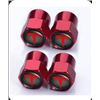 Image 1 : Lot of 2 Hey Xaulor Valve Stem Caps, Metal, Set of 4, Red Finish
