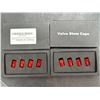 Image 2 : Lot of 2 Hey Xaulor Valve Stem Caps, Metal, Set of 4, Red Finish