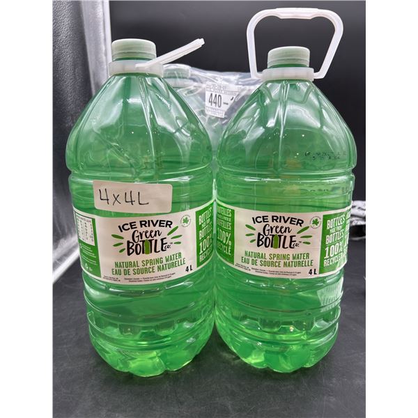 Ice River Green Bottle Natural Spring Water 4x4L