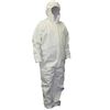 Image 1 : Polypropylene Disposable Coverall with Hood – Size XXL (2 Packs)