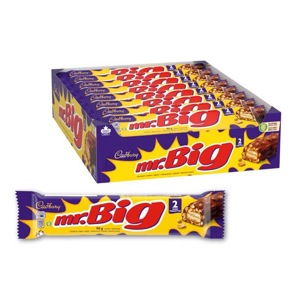 Cadbury Mr. Big Candy Bars Set, 24 x 90g Each